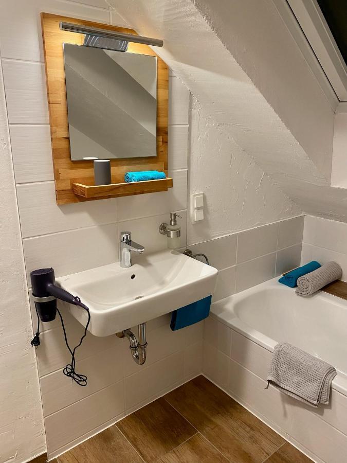Ferienwohnung Mit Ausblick Mombris Esterno foto